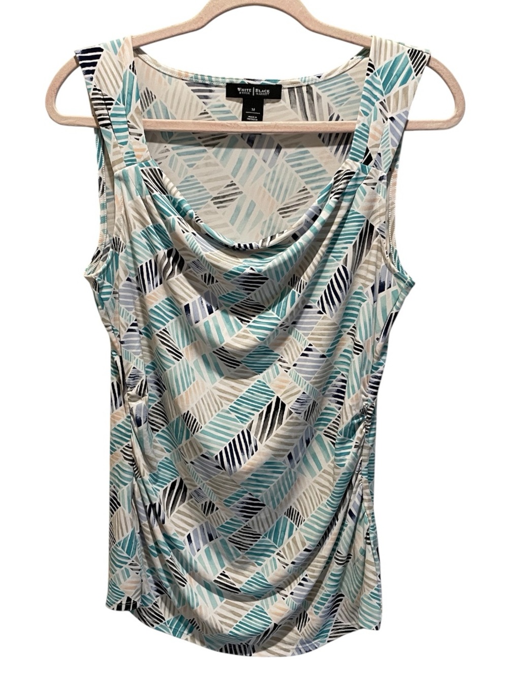 White House Black Market cowl-neck tank. Size M
